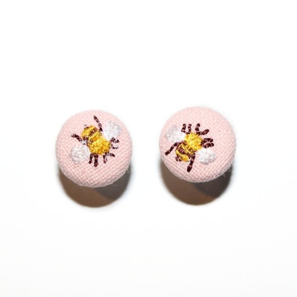 *2 for $15* Bumble Bee Stud Earrings - Picture 2 of 3